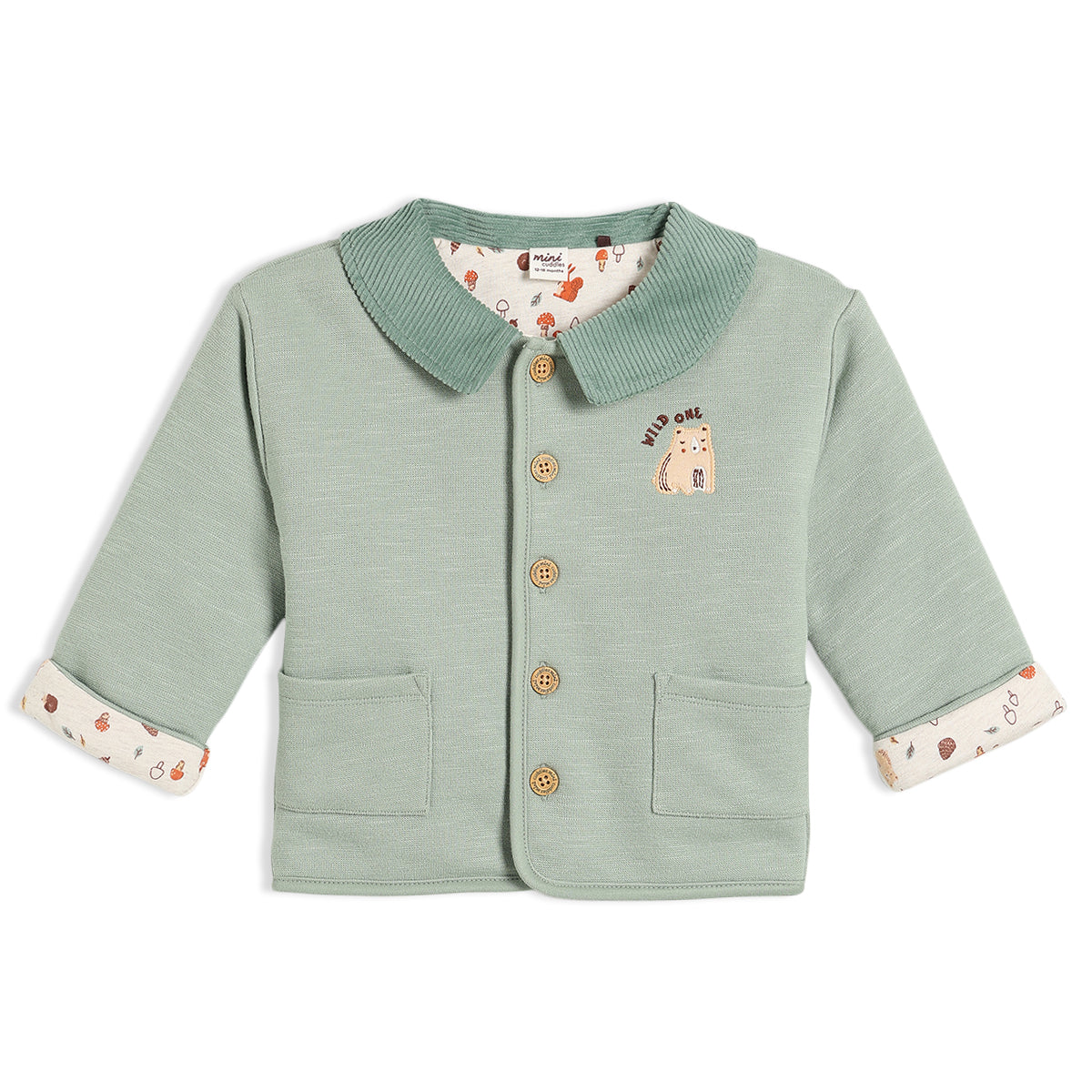 Mini Cuddles Unisex Sage Single Jacket