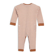 Mini Cuddles Unisex Brown Single Romper