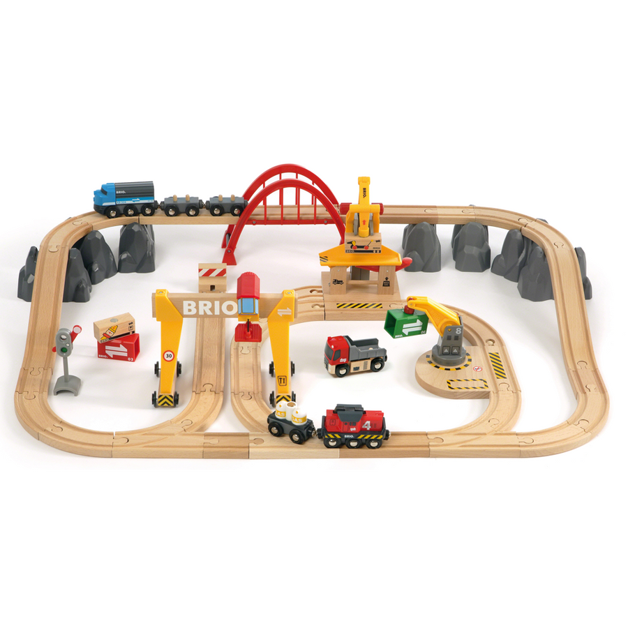 BRIO Cargo Railway Deluxe Set 33097