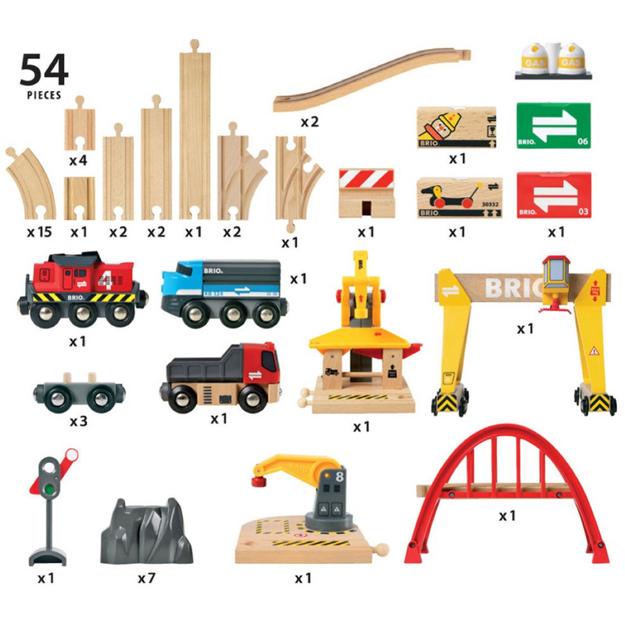 BRIO Cargo Railway Deluxe Set 33097