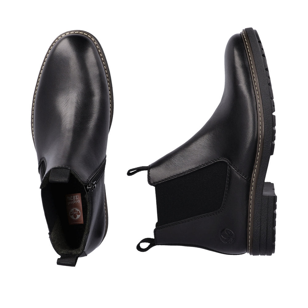 Rieker 33180-00 Mens Black Boots