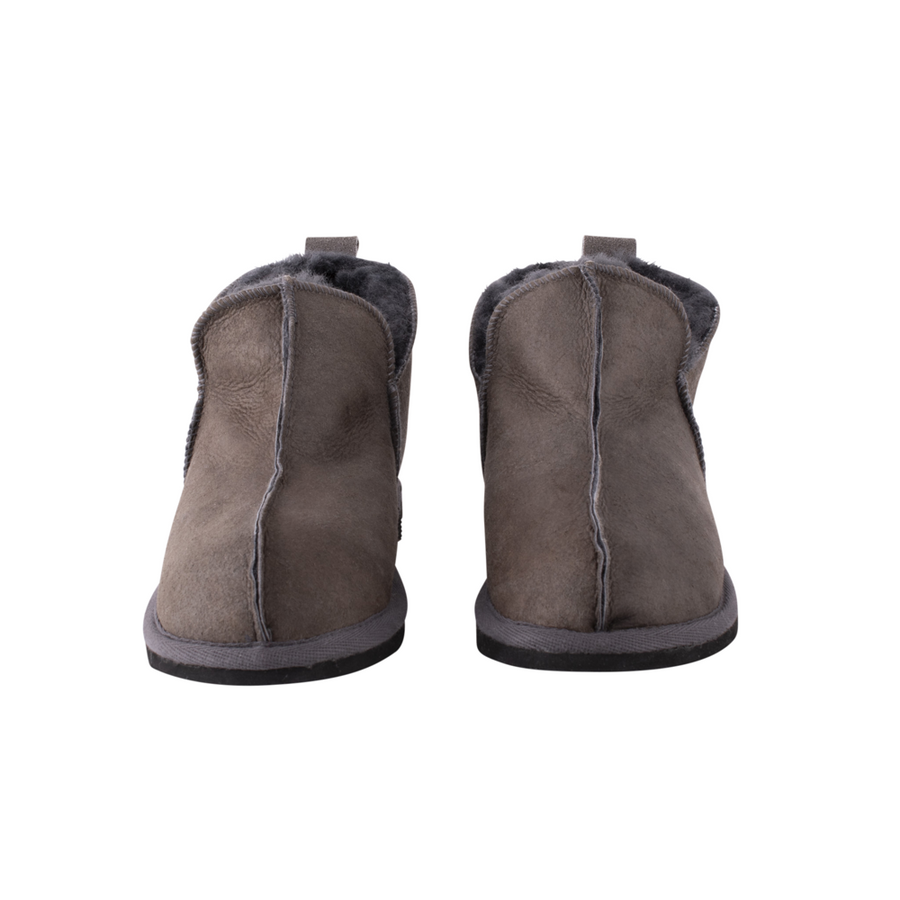 Shepherd of Sweden Anton Antique Asphalt Sheepskin Slippers