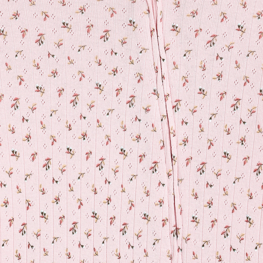 Mini Cuddles Girls Pink Single Romper