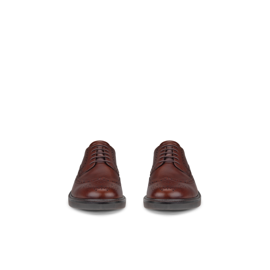 ECCO 525614 01053 New City With Welt Laceup Brogue Cognac