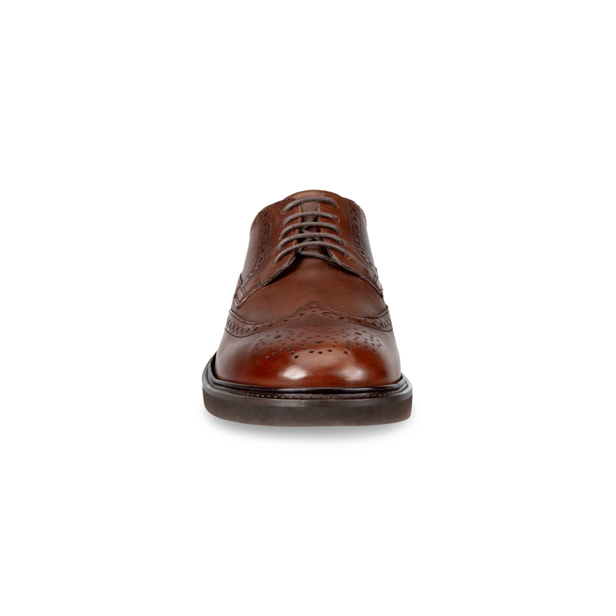 ECCO 525614 01053 New City With Welt Laceup Brogue Cognac