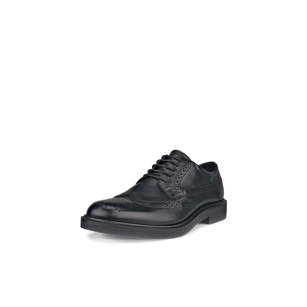 ECCO 525614 11001 New City With Welt Laceup Brogue Black