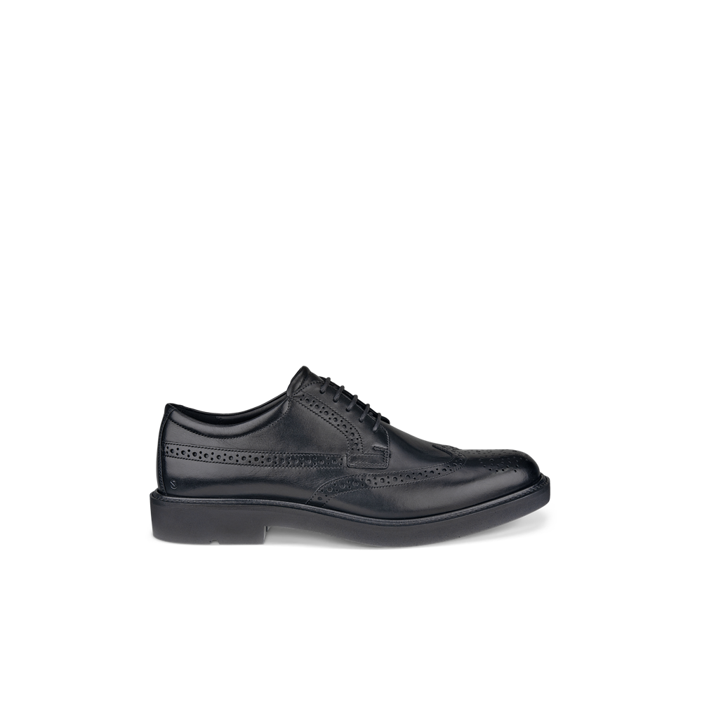 ECCO 525614 11001 New City With Welt Laceup Brogue Black