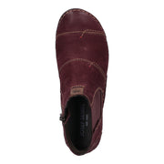 Josef Seibel Fergey 55 Plum Ankle Boots