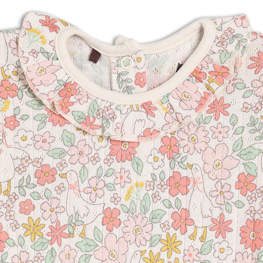 Mini Cuddles Girls Multi 3 Piece Body Suit