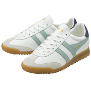Gola Torpedo Leather White/Surf/Plum Ladies Trainers