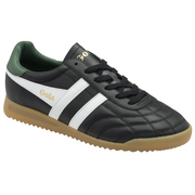 Gola Stadium Black/White/Evergreen Mens Trainers