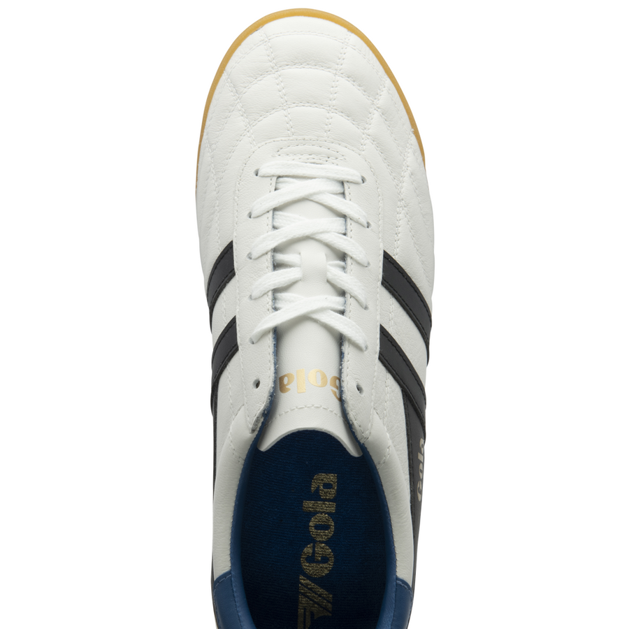 Gola Stadium White/Black/Marine Blue Mens Trainers