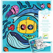 Djeco Small Gifts For The Little Ones - Colouring - Colouring dispenser - Ocean DJ00051