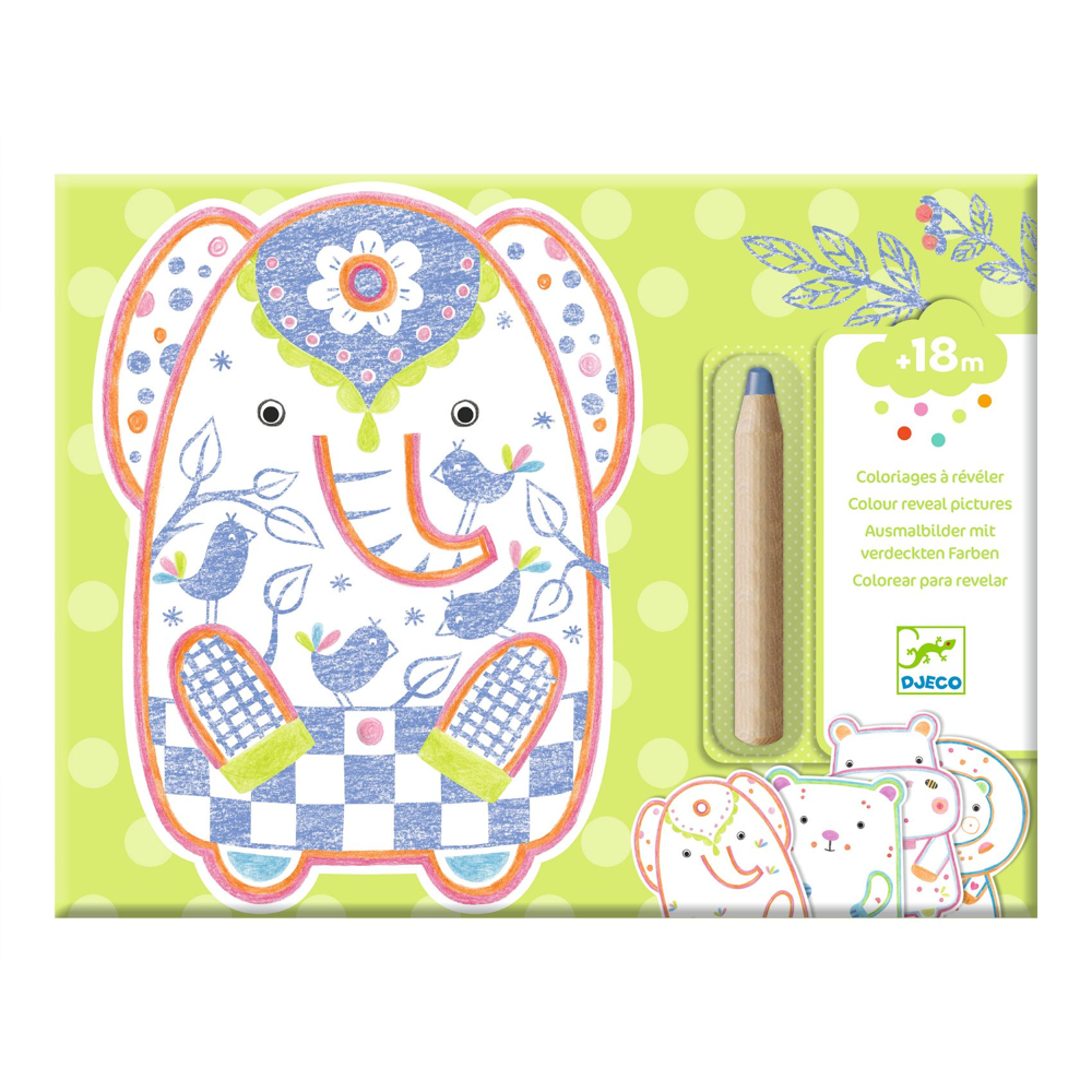 Djeco Small Gifts For The Little Ones - Colouring - Wild animals DJ00062