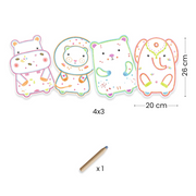 Djeco Small Gifts For The Little Ones - Colouring - Wild animals DJ00062