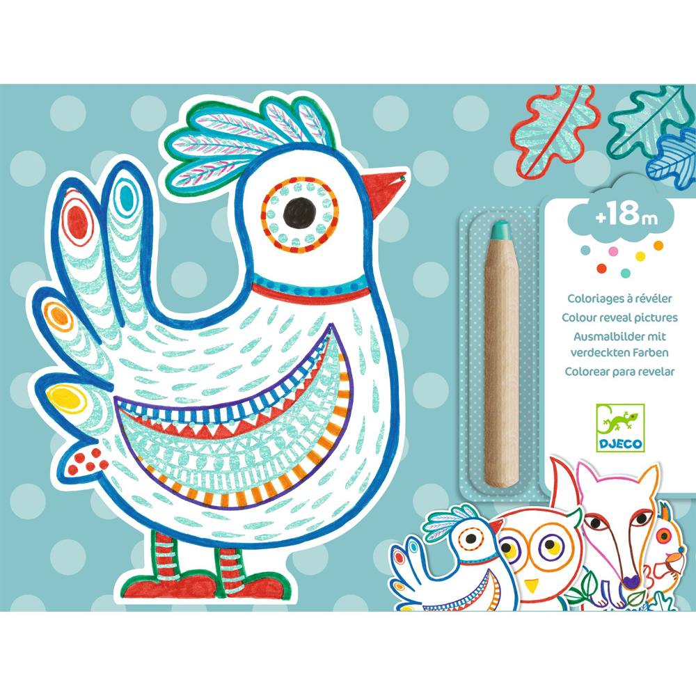 Djeco Small Gifts For The Little Ones - Colouring - Forest Friends DJ00063