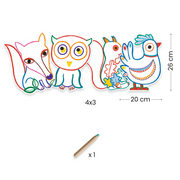 Djeco Small Gifts For The Little Ones - Colouring - Forest Friends DJ00063