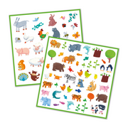 Djeco Small Gifts For Older Ones - Stickers - Animals DJ08841
