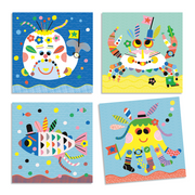 Djeco Small Gifts For The Little Ones - Stickers - Sea creatures DJ08931