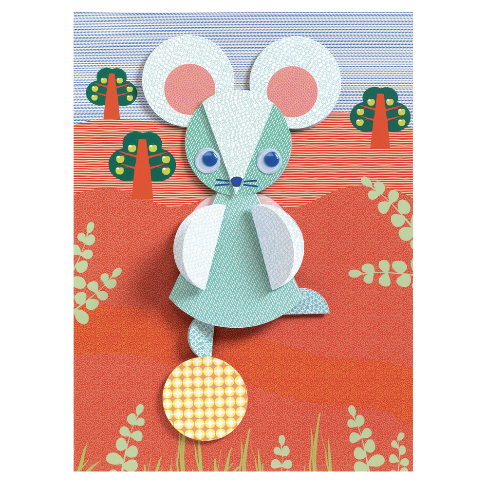 Djeco Small Gifts For The Little Ones - Create With Paper - Round and Round DJ09056