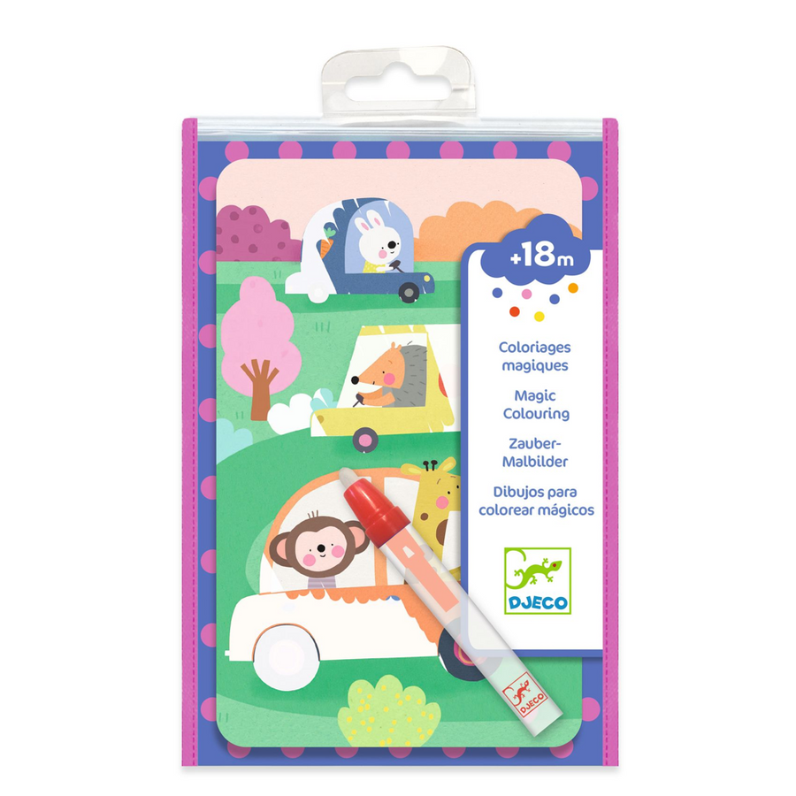 Djeco Small Gifts For The Little Ones - Colouring - On the Road DJ09074