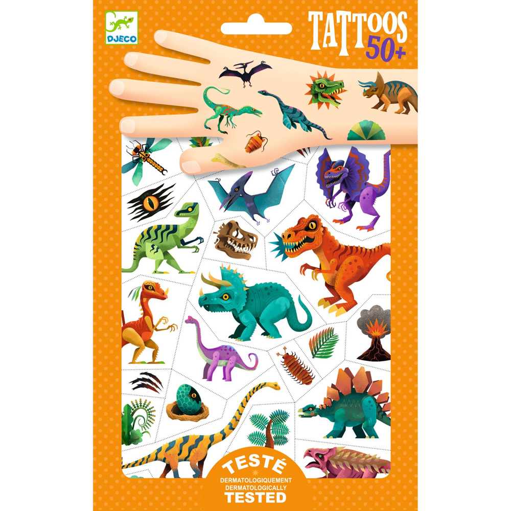 Djeco Body Art - Tattoos - Dino Club DJ09598