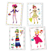 Djeco Small Gifts For Older Ones - Stickers - Paper Dolls - Massive Fashion DJ09691