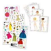 Djeco Small Gifts For Older Ones - Stickers - Paper Dolls - Massive Fashion DJ09691