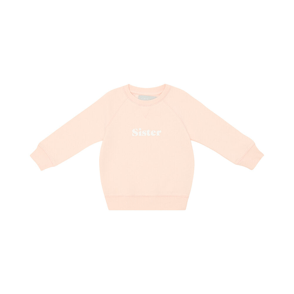 Bob and Blossom SISTER Sweatshirt swsh306 Powder Pink