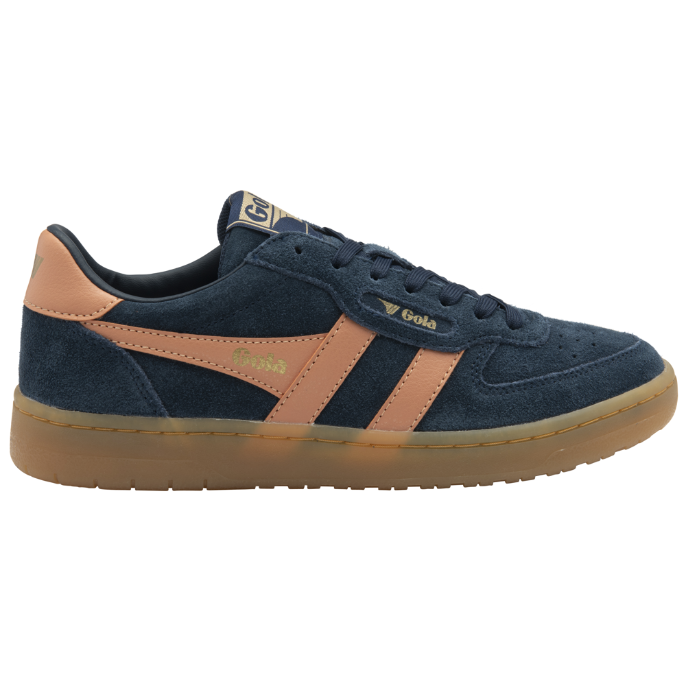 Gola Hawk Suede '86 Navy/Terracotta/Gum Womens Trainers