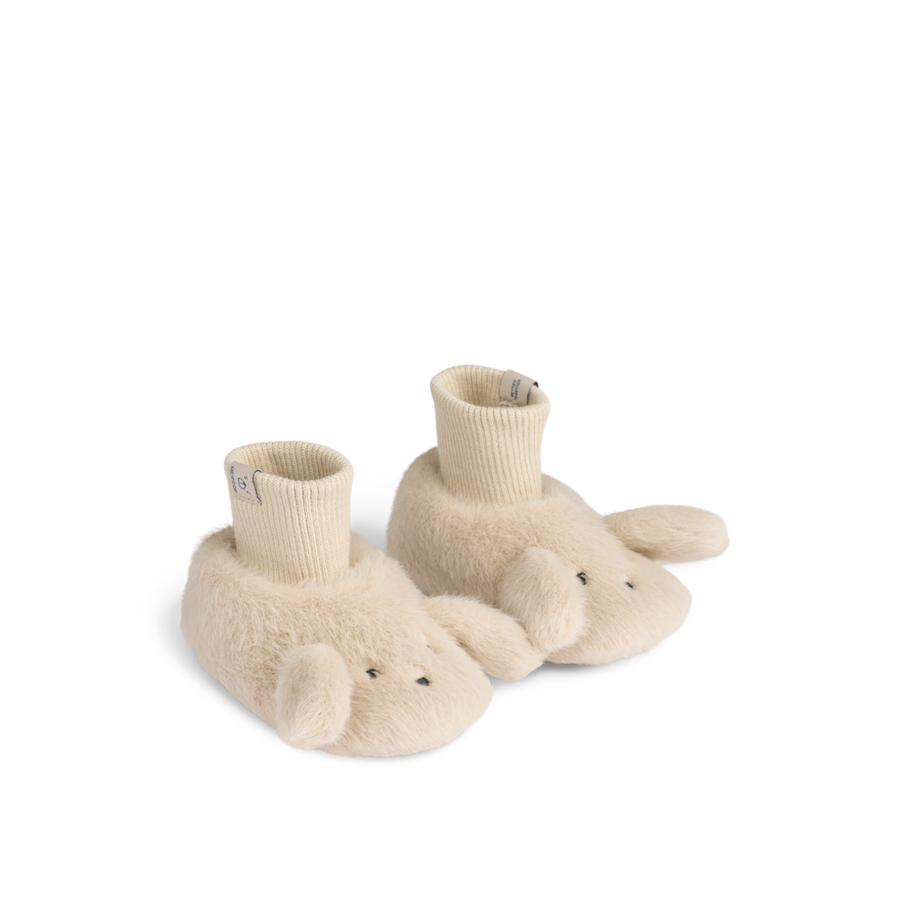 Liewood Beth Rabbit Plush Slippers Mist