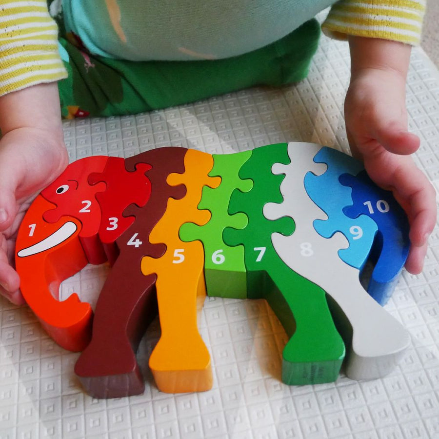 Lanka Kade Elephant 1-10 Jigsaw NJ31