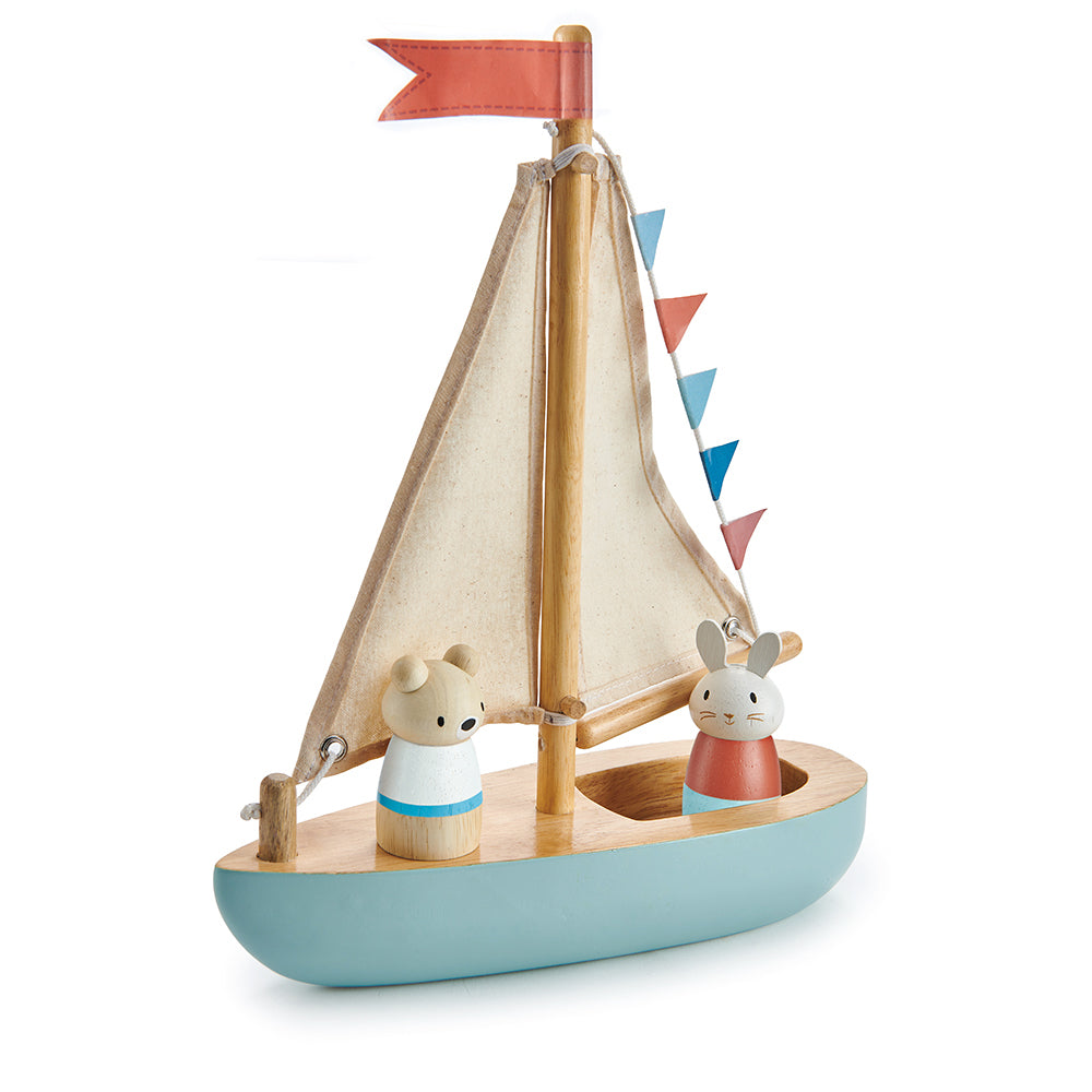 Tender Leaf Toys Sailaway Boat TL8382