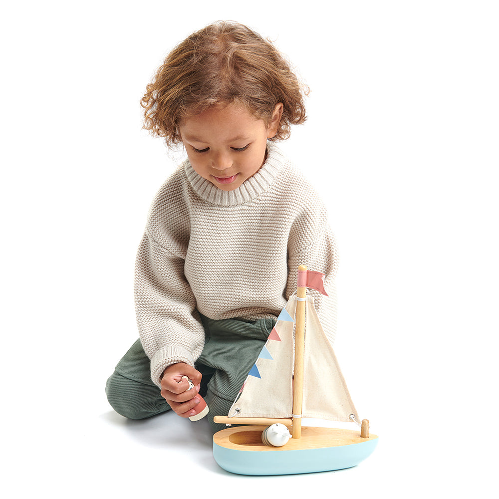 Tender Leaf Toys Sailaway Boat TL8382