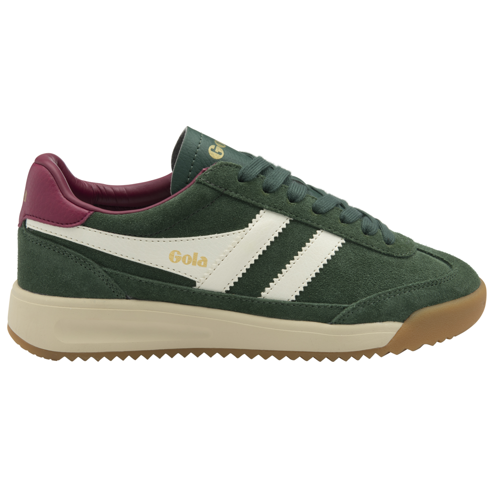 Gola Tornado '88 Evergreen/Off White/Cerise Womens Trainers