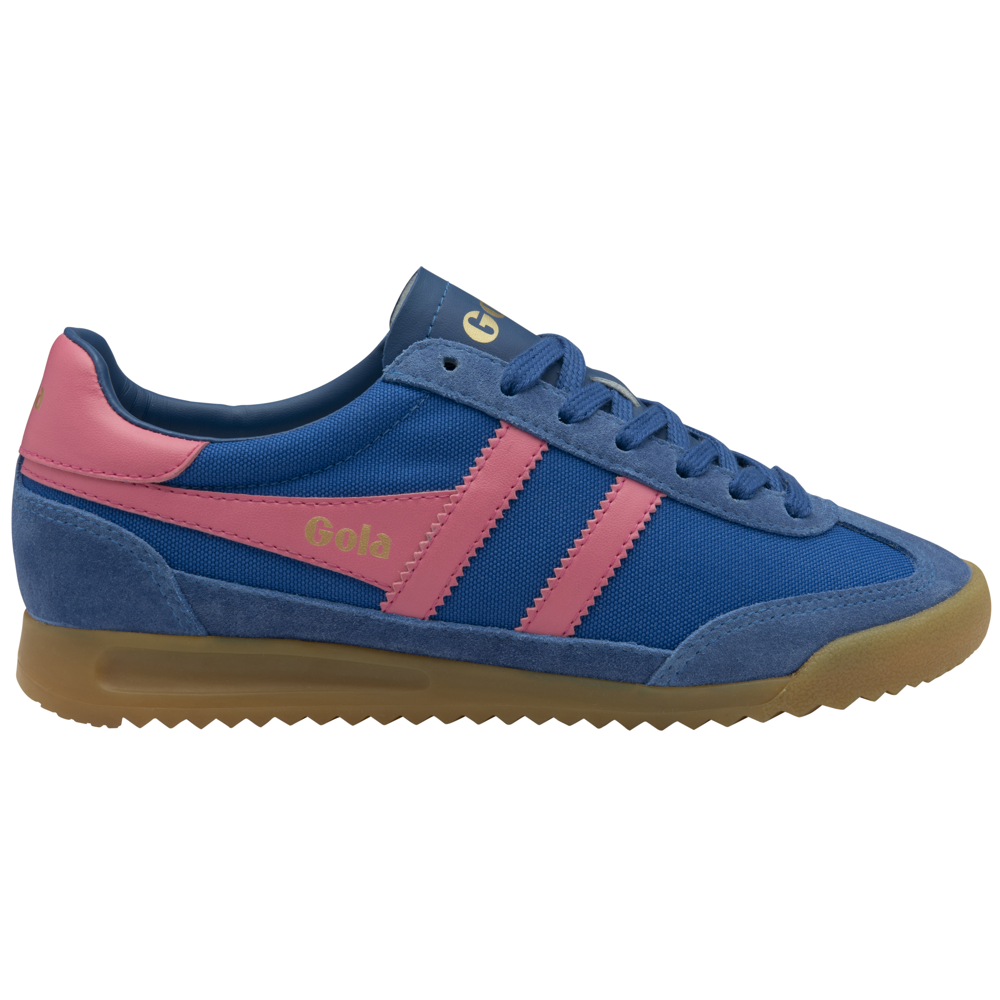 Gola Tornado Sapphire/Fluro Pink Ladies Trainers