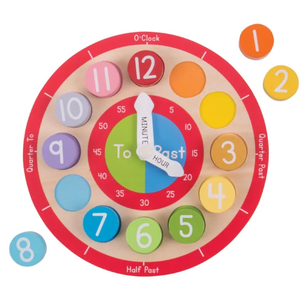 Bigjigs Toys Teaching Clock BJ906