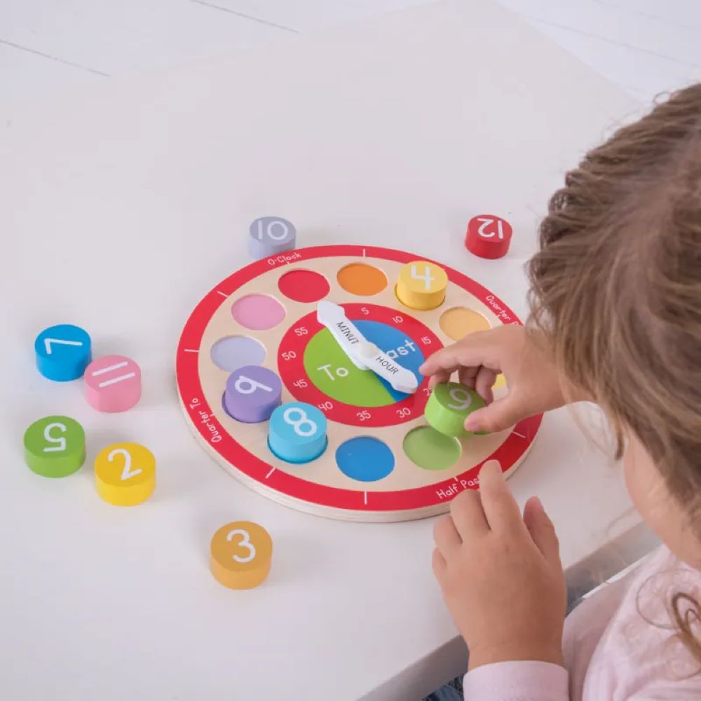 Bigjigs Toys Teaching Clock BJ906