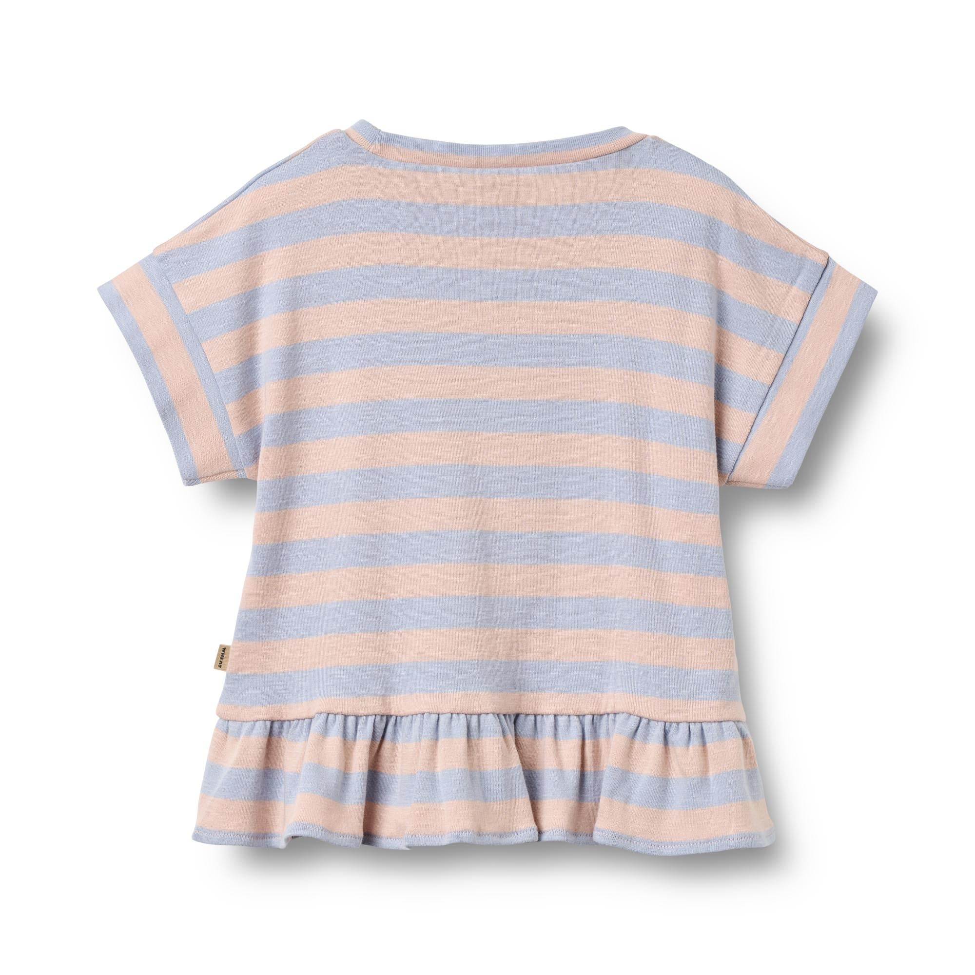 Wheat T-Shirt S/S Marie - 0081-108s 9653 Powder Stripe