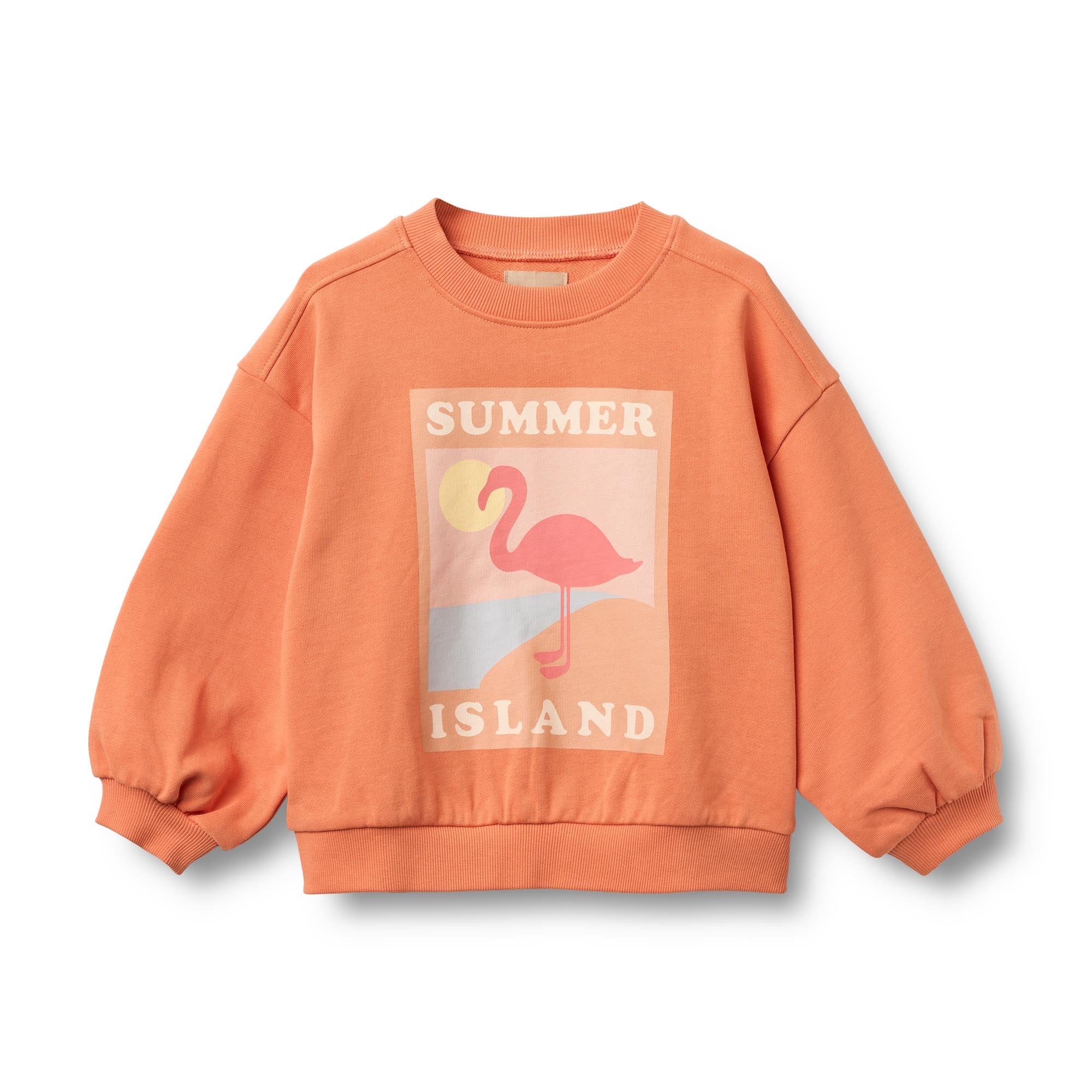 Wheat Sweatshirt L/S Eliza - 0357-671 9666 Sunkissed Orange