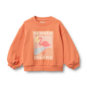 Wheat Sweatshirt L/S Eliza - 0357-671 9666 Sunkissed Orange