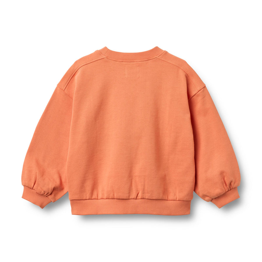 Wheat Sweatshirt L/S Eliza - 0357-671 9666 Sunkissed Orange