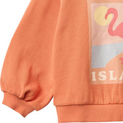 Wheat Sweatshirt L/S Eliza - 0357-671 9666 Sunkissed Orange