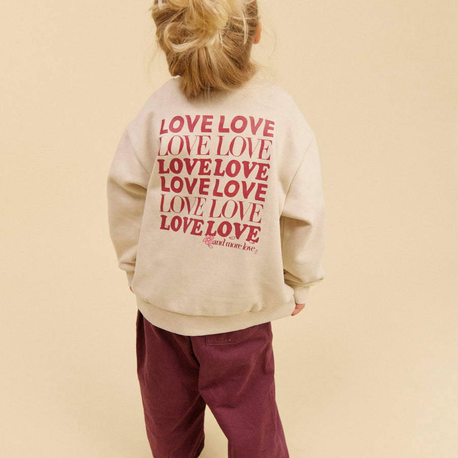 Wheat 0380-672-GOTS Sweatshirt L/S Emerson 3191 Offwhite