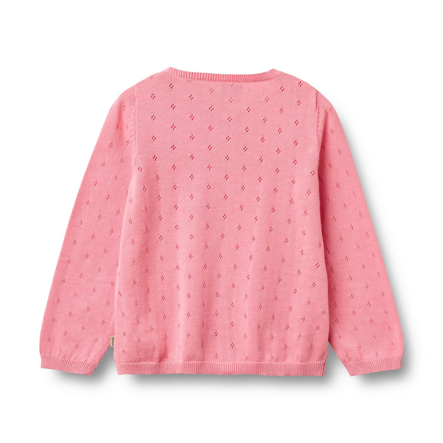 Wheat Knit Cardigan Maia - 0518-560 9638 Bubblegum