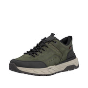 Rieker 06103-54 Thorben Green/Black Water Resistant Trainers