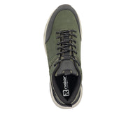 Rieker 06103-54 Thorben Green/Black Water Resistant Trainers