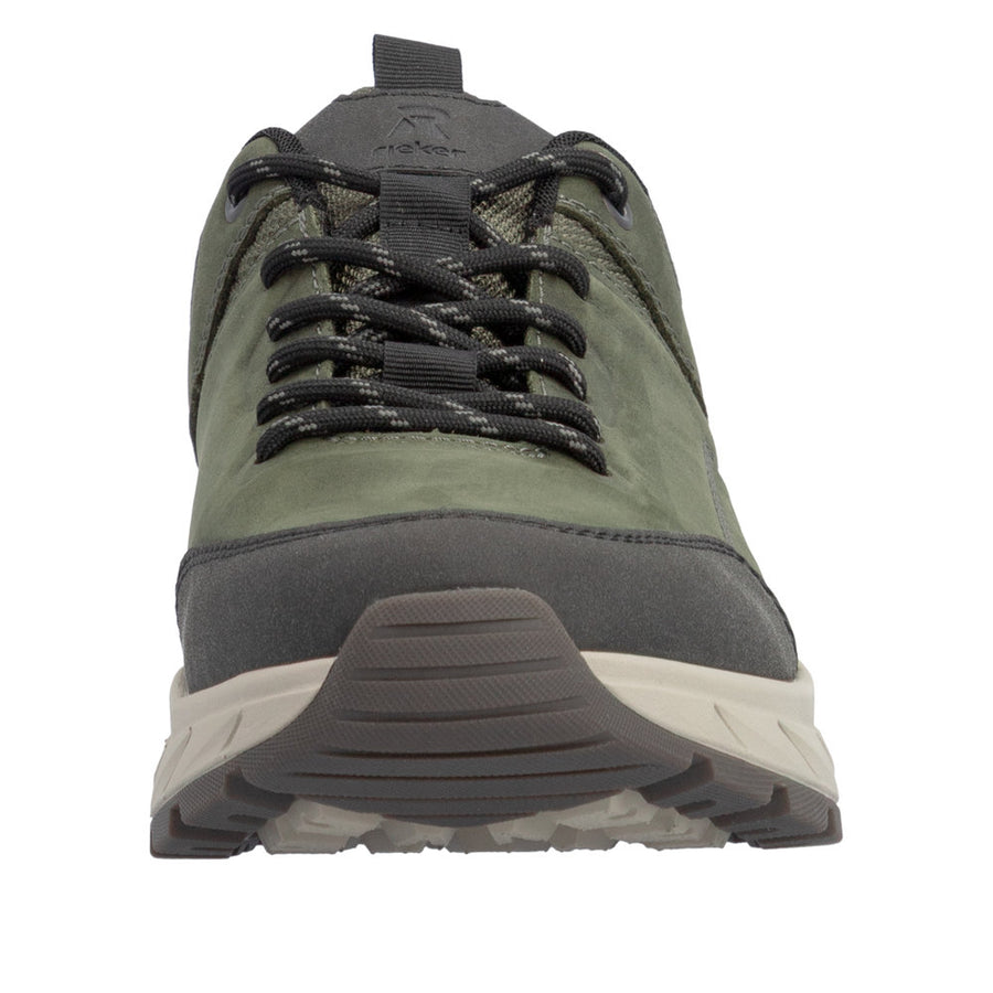 Rieker 06103-54 Thorben Green/Black Water Resistant Trainers
