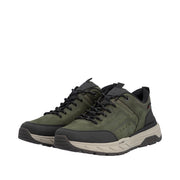 Rieker 06103-54 Thorben Green/Black Water Resistant Trainers