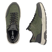 Rieker 06103-54 Thorben Green/Black Water Resistant Trainers
